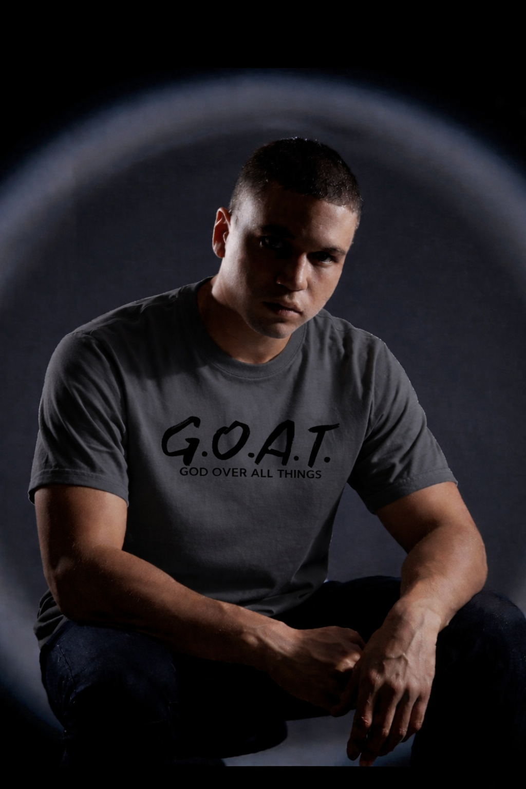 G.O.A.T. T-Shirt – God Over All Things | Christian Streetwear | Faith-Based T-Shirt