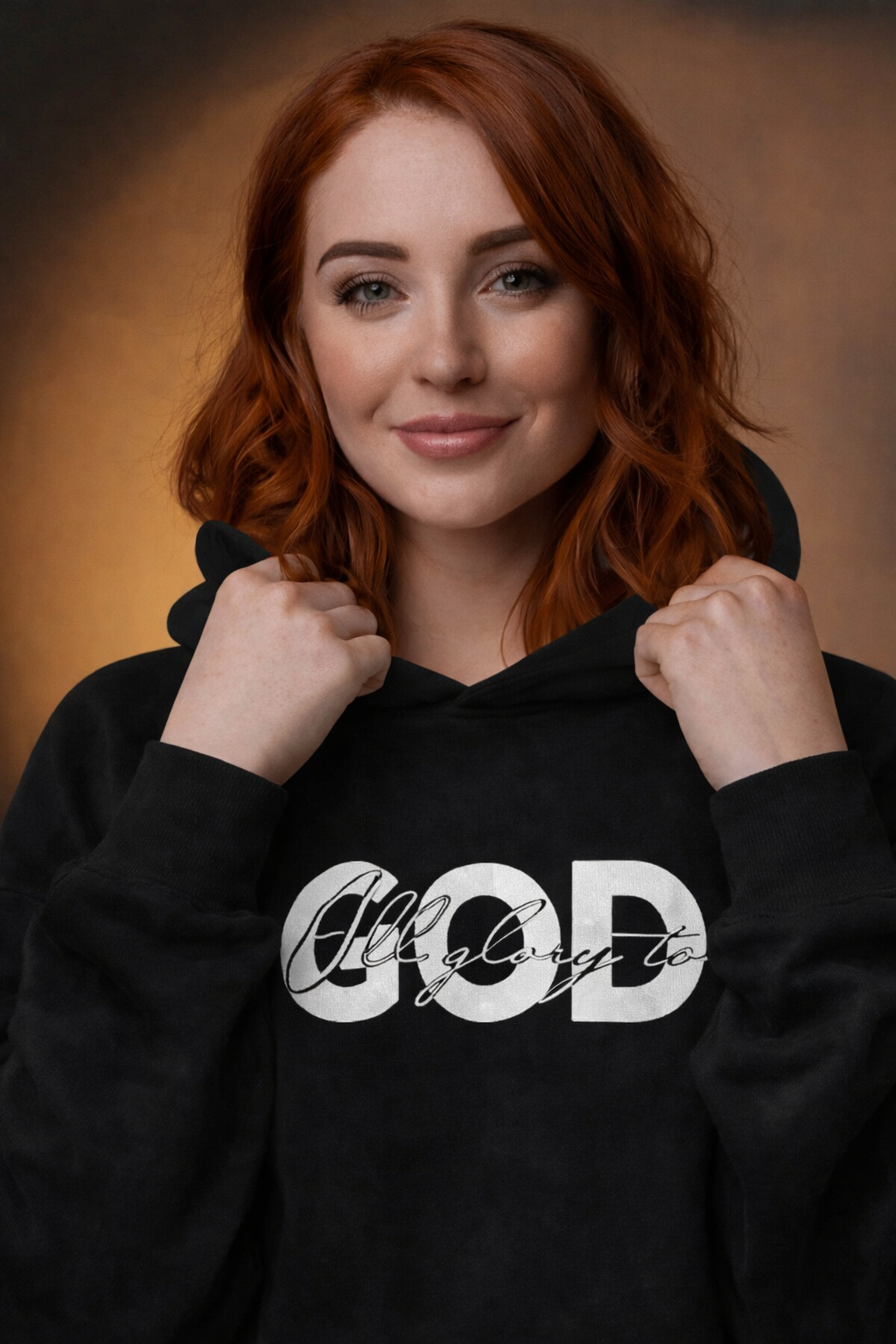 All Glory to God Hoodie | Christian Faith Hoodie | Inspirational Bible Verse Sweatshirt