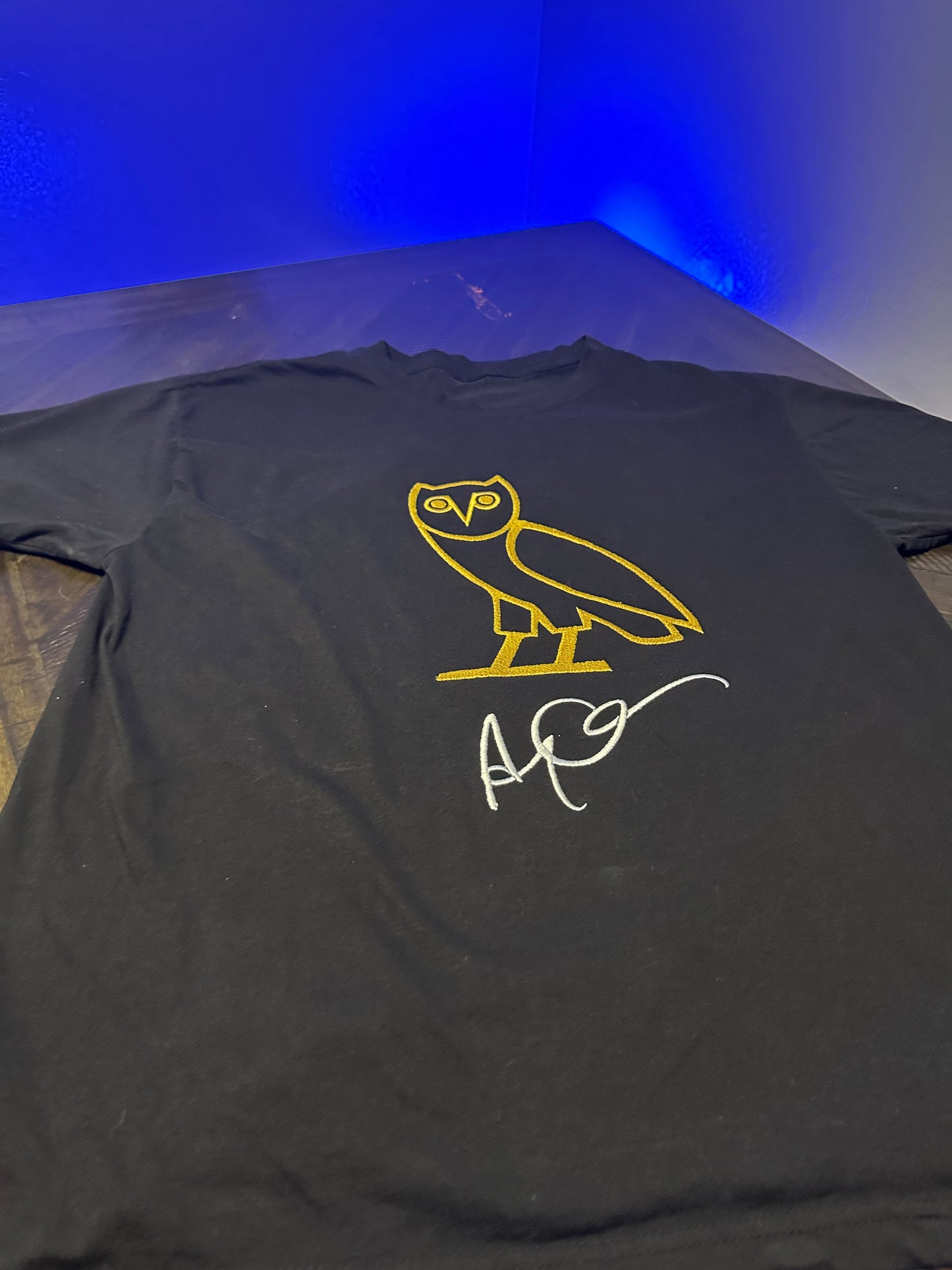 Drake OVO Owl Embroidered T-Shirt – Premium Oversized Hip-Hop Streetwear Tee