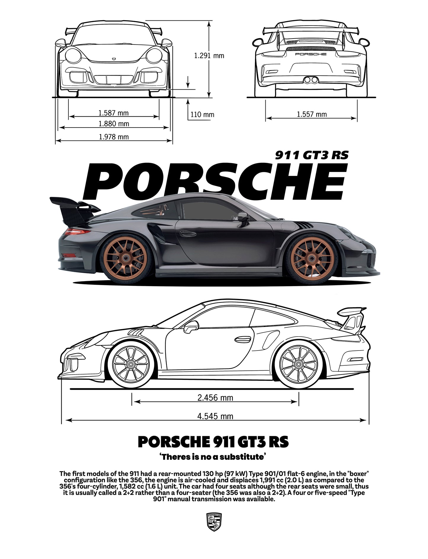 Porsche 911 PNG Clipart – High-Res Car Illustration Digital Download | Sublimation, Cricut, Printable