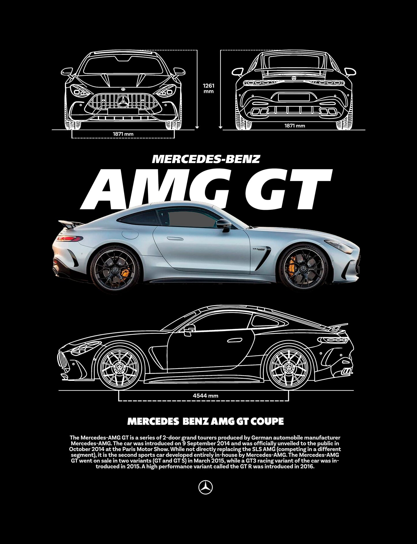 Mercedes-Benz AMG PNG | Transparent Background Digital Download | DTF T-Shirt Graphic