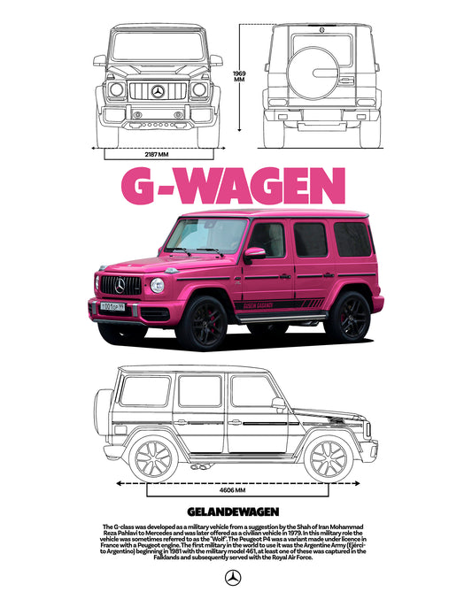 G Wagon PNG | Transparent Background Digital Download | DTF T-Shirt Graphic