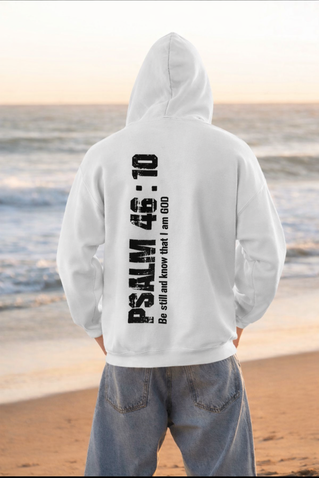 Psalm 46:10 "Be Still and Know" Hoodie | Christian Faith Hoodie | Inspirational Scripture Hoodie