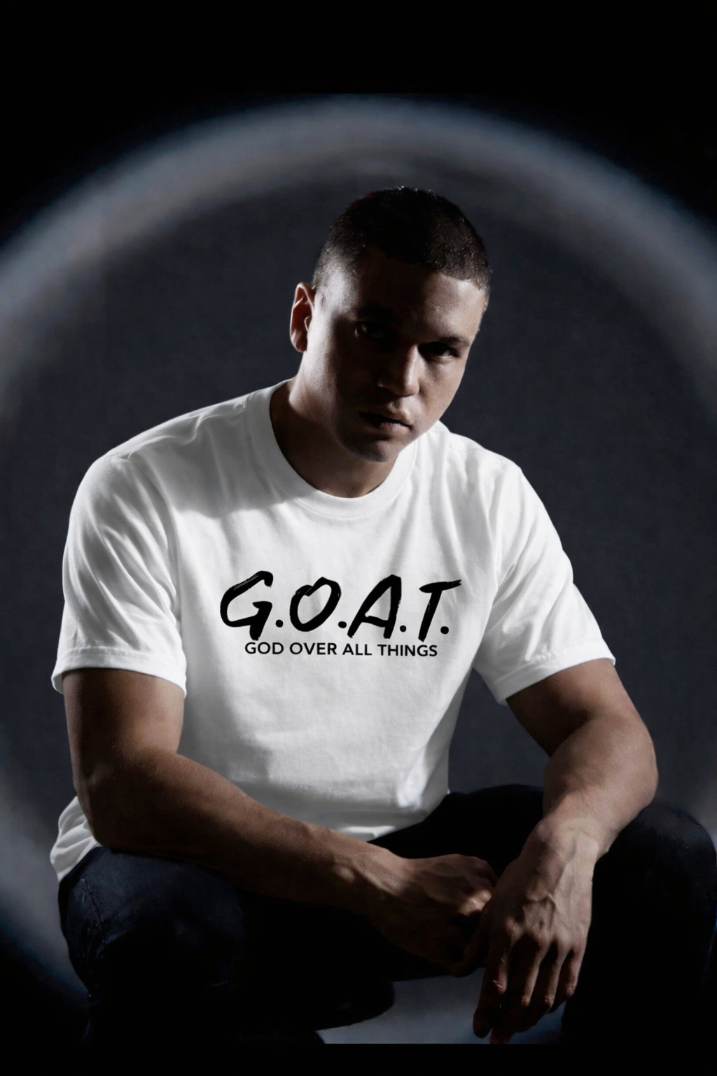 G.O.A.T. T-Shirt – God Over All Things | Christian Streetwear | Faith-Based T-Shirt