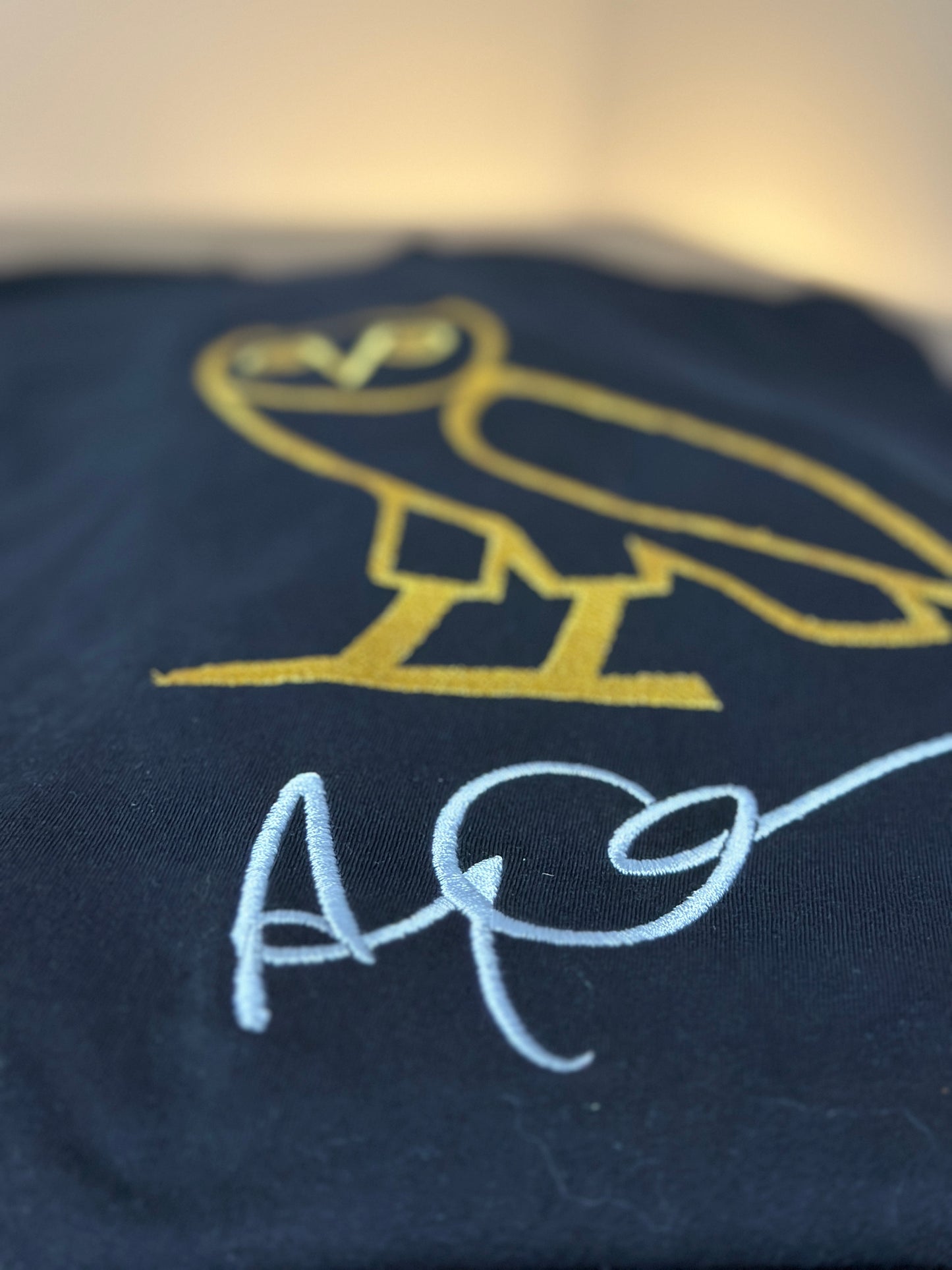 Drake OVO Owl Embroidered T-Shirt – Premium Oversized Hip-Hop Streetwear Tee
