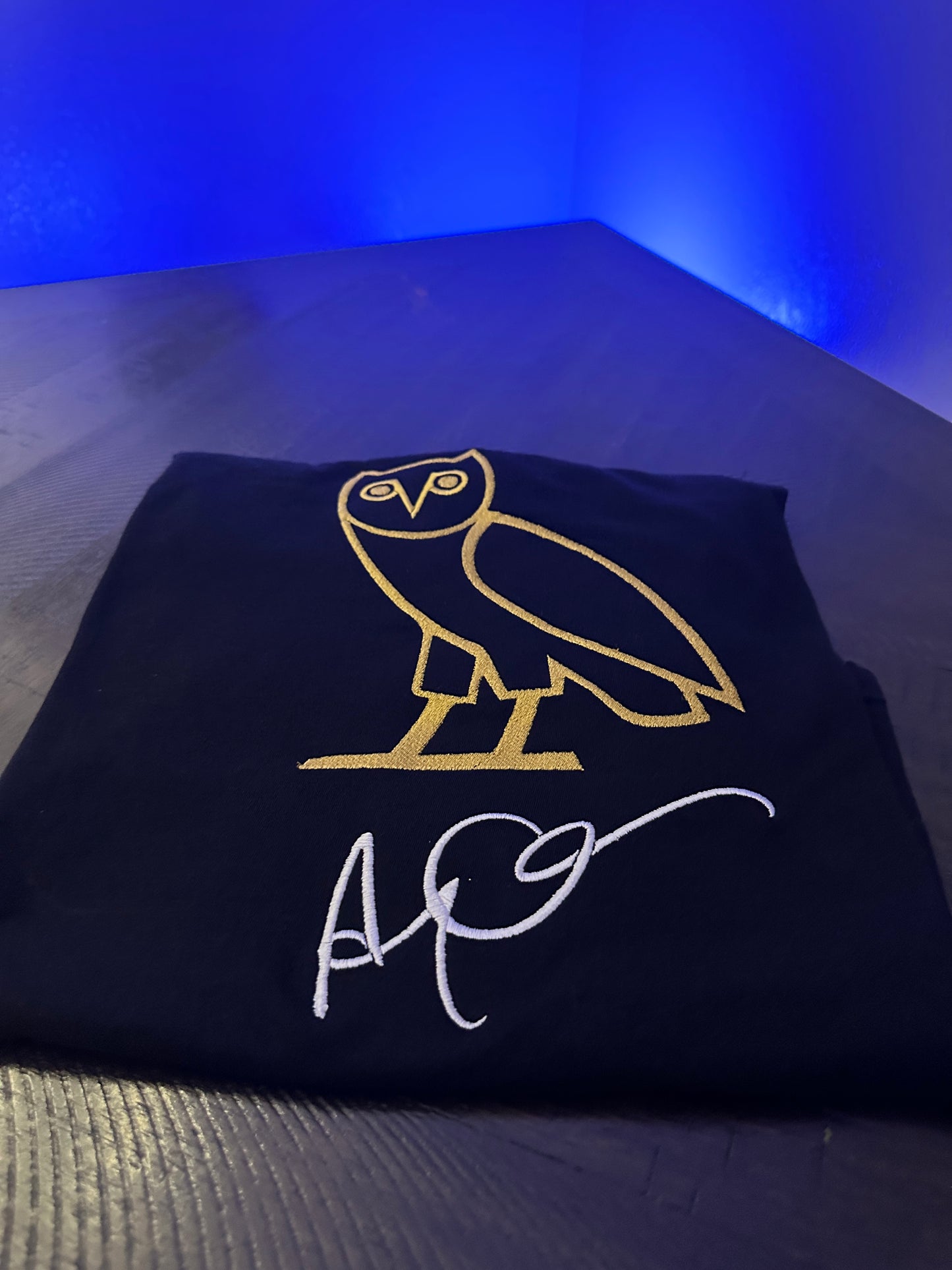 Drake OVO Owl Embroidered T-Shirt – Premium Oversized Hip-Hop Streetwear Tee